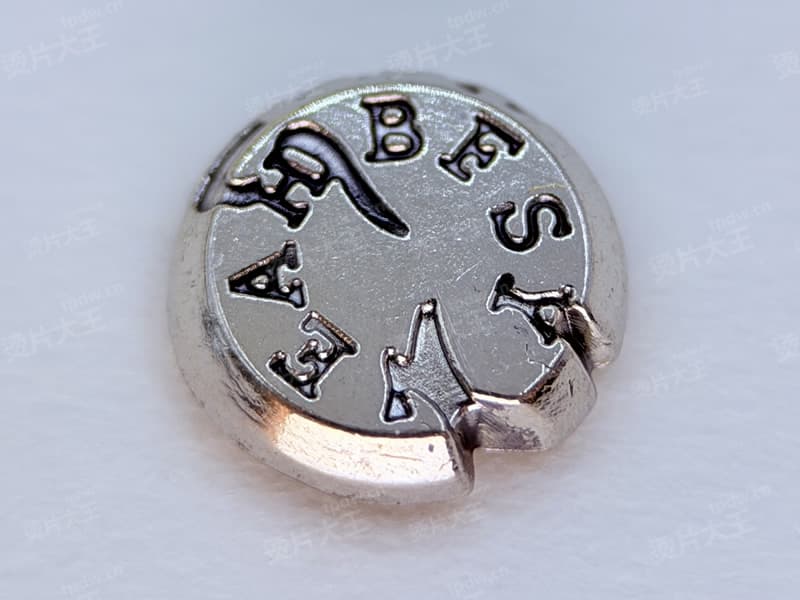 异形刻字锌合金烫片