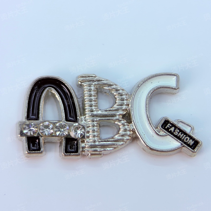 ABC字母锌合金烫片